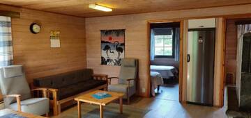 Фото номера Коттедж с 2 спальнями и сауной Дома для отпуска Lomavouti Cottages г. Савонранта 15