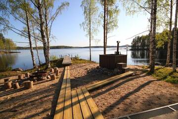 Фото номера Улучшенное шале Шале Villa Ankkuri г. Савонранта 48